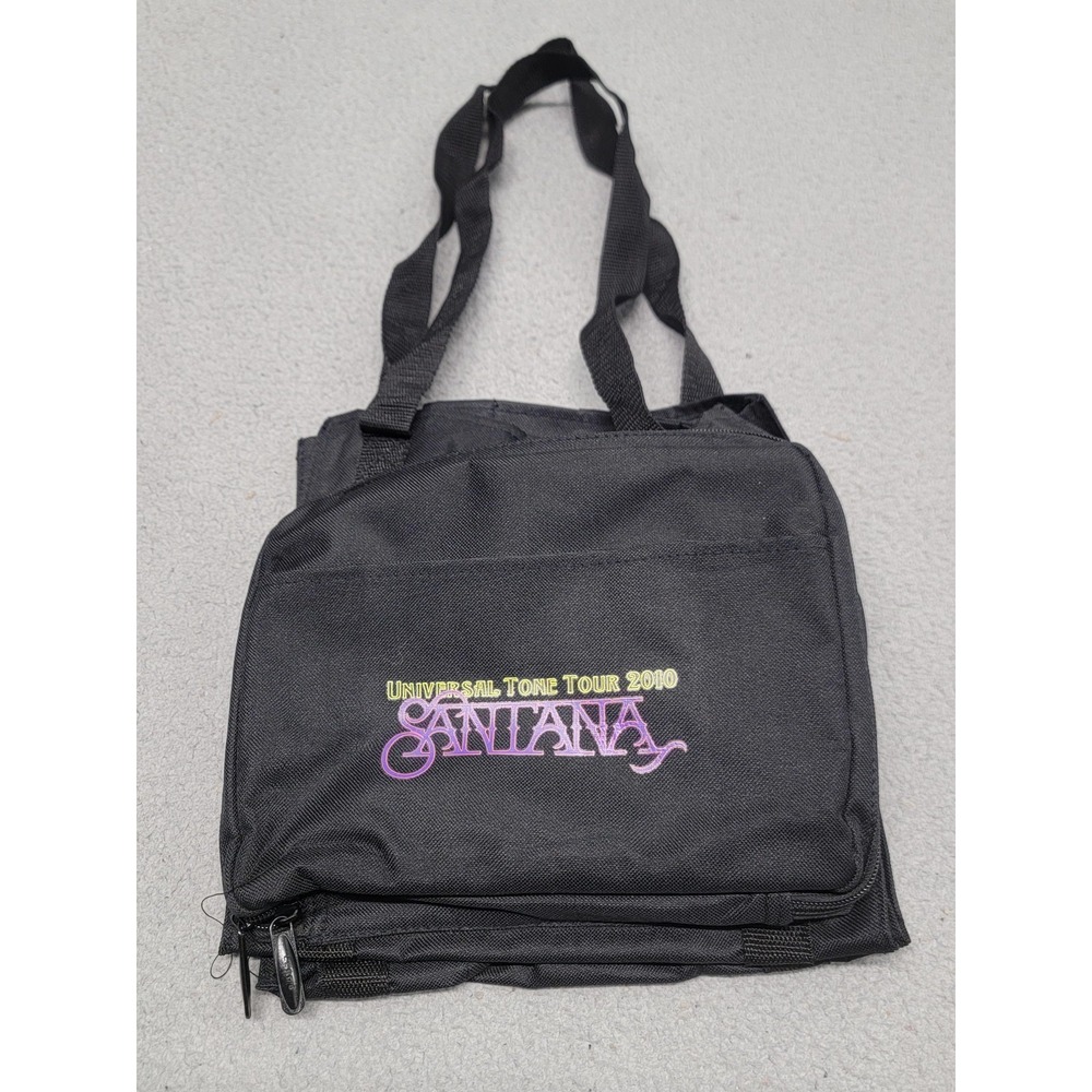 Santana Universal Tone Tour 2010 Leed's Black‎ Shoulder Tote Travel Organizer